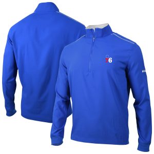 Columbia Philadelphia 76ers Royal Omni Wick Bogey's Paradise Quarter Zip Top Amazing Limited stock! Be quick and grab this must - have jersey to support your team.