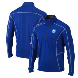 Columbia Philadelphia 76ers Royal Shotgun Quarter Zip Pullover Jacket Alluring Gift idea! Surprise a sports fan with this amazing jersey.
