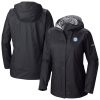 Columbia Philadelphia 76ers Women's Gorgeous Black Arcadia Full Zip Rain Jacket Don't be left out! Get this stylish jersey and show your team pride.