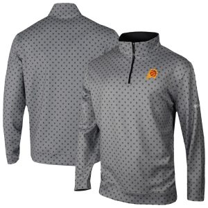 Columbia Phoenix Suns Gray Wickham Hills Stunning Omni Wick Quarter Zip Jacket Gift idea! Surprise a sports fan with this amazing jersey.