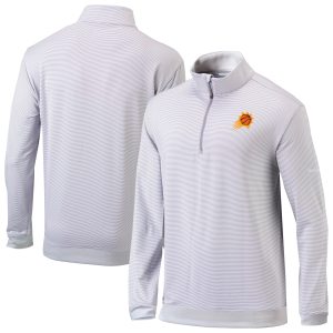Columbia Phoenix Suns Gray/White Classy Omni Wick Even Lie Quarter Zip Top Exclusive design! Own a jersey like no other.