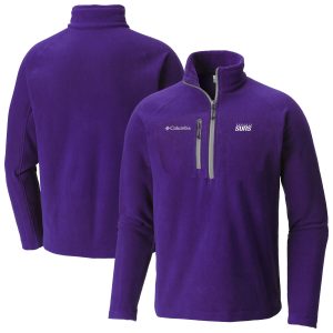 Columbia Phoenix Suns Refined Purple Fast Trek III Half Zip Fleece Pullover Collector's item! A rare addition to any collection.