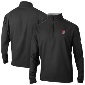 Columbia Portland Trail Blazers Black Omni Refined Wick Bogey's Paradise Quarter Zip Top Be a part of the action! Get this game - ready jersey.