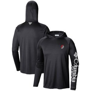 Columbia Portland Trail Blazers Black Terminal Tackle Impressive Long Sleeve Hoodie T Shirt Experience luxury! Order this high - end jersey.