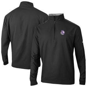 Columbia Sacramento Kings Striking Black Bogey's Paradise Quarter Zip Pullover Don't be left out! Get this stylish jersey and show your team pride.