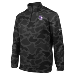 Columbia Sacramento Kings Black Omni Wick Wickhams Alluring Hills Quarter Zip Pullover Top Sports enthusiasts