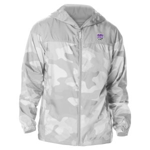 Columbia Sacramento Kings Gray Camo Flash Challenger Windbreaker Full Zip Remarkable Jacket Don't be left out! Get this stylish jersey and show your team pride.