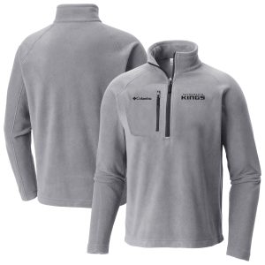 Columbia Sacramento Kings Gray Fast Trek III Half Zip Gorgeous Fleece Pullover Celebrate your team! Order this commemorative jersey.