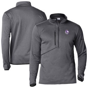 Columbia Premium Sacramento Kings Gray Park View Half Zip Top Collectors
