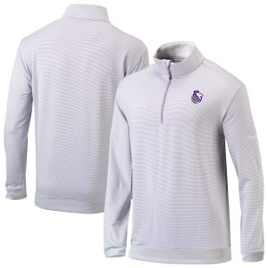 Columbia Sacramento Distinguished Kings Gray/White Omni Wick Even Lie Quarter Zip Pullover Trending now! Grab this hot jersey while you can.