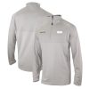 Columbia Sacramento Kings Heather Gray Omni Wick Rockin' It Stunning Quarter Zip Pullover Top High - demand item! Order this sought - after jersey immediately.