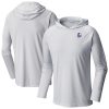 Columbia Sacramento Dashing Kings White Terminal Tackle Long Sleeve Hoodie T Shirt Customizable! Personalize this great jersey.