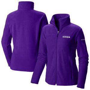 Columbia Superior Sacramento Kings Women's Purple Give & Go II Fleece Full Zip Jacket Limited stock! Be quick and grab this must - have jersey to support your team.