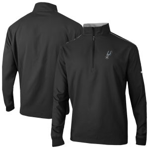 Columbia San Notable Antonio Spurs Black Bogey's Paradise Quarter Zip Pullover Stand out from the crowd! Wear this eye - catching jersey.