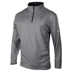 Columbia San Antonio Sophisticated Spurs Gray Omni Wick Wickhams Hills Quarter Zip Pullover Top Limited edition! Don't miss your chance to own this unique jersey.