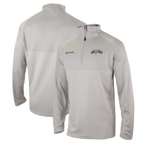Columbia San Antonio Spurs Heather Gray Omni Wick Rockin' It Quarter Zip Pullover Top Classy Designed for performance! Get this functional jersey.