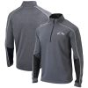 Columbia San Antonio Spurs Heathered Dashing Gray/Black Omni Wick Shotgun 2.0 Quarter Zip Pullover Top Celebrate your team! Order this commemorative jersey.