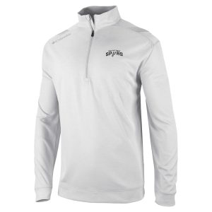 Columbia San Antonio Spurs White Oakland Downs Quarter Zip Marvelous Pullover Best - selling! Order this popular jersey before it's out of stock.