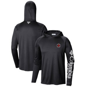 Columbia Toronto Raptors Black Terminal Tackle Amazing Long Sleeve Hoodie T Shirt High - demand item! Order this sought - after jersey immediately.