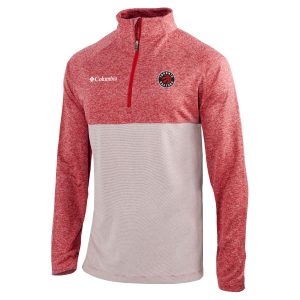 Columbia Toronto Raptors Red Rockin' It Raglan Remarkable Long Sleeve Quarter Zip Pullover Collector's item! A rare addition to any collection.