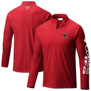 Columbia Toronto Raptors Red Exceptional Terminal Tackle Raglan Omni Shade Quarter Zip Jacket Be a part of the action! Get this game - ready jersey.