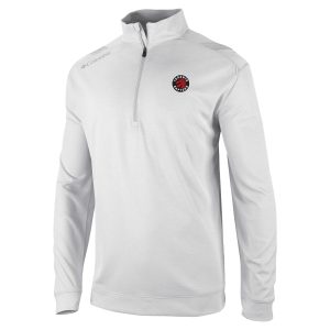 Columbia Toronto Raptors White Oakland Downs Quarter Premium - grade Zip Pullover Limited stock! Be quick and grab this must - have jersey to support your team.
