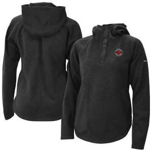 Columbia Toronto Raptors Women's Fantastic Black Sweater Weather Quarter Snap Hoodie Proven quality! Invest in this reliable jersey.