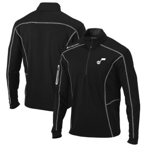 Columbia Utah Jazz Magnificent Black Omni Wick Shotgun Quarter Zip Pullover Top Trending now! Grab this hot jersey while you can.