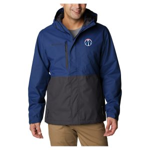 Columbia Washington Wizards Stylish Navy Hikebound Full Zip Jacket Designed for performance! Get this functional jersey.