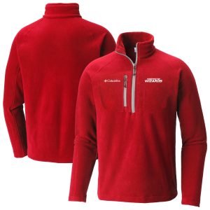 Columbia Washington Wizards Red Fast Trek III Half Zip Fleece Pullover Premium - grade Limited edition! Don't miss your chance to own this unique jersey.