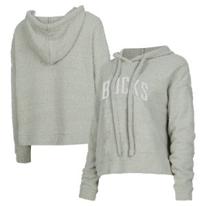 Concepts Sport Milwaukee Bucks Women's Gray Ventura Comfy Prime Pullover Hoodie Limited edition! Don't miss your chance to own this unique jersey.