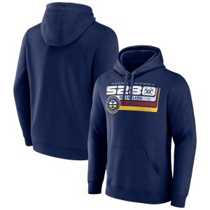 Denver Nuggets Navy Outstanding Announcer Pullover Hoodie Upgrade your fan gear! Order this premium jersey today.