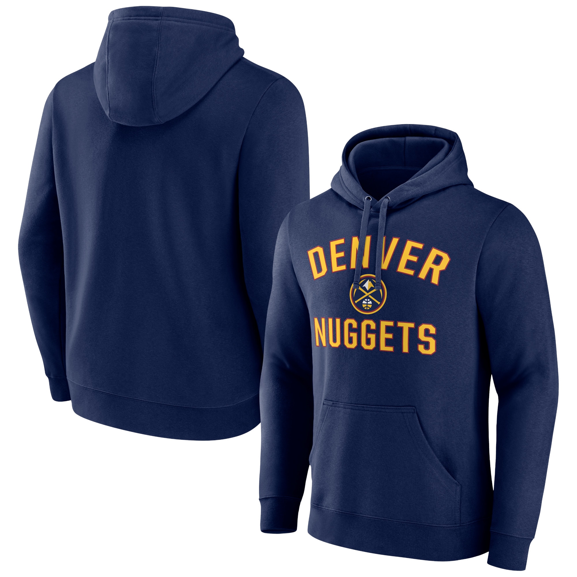 Denver Nuggets Navy Victory Arch Sophisticated Pullover Hoodie Celebrate your team! Order this commemorative jersey.