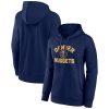 Denver Nuggets Women's Navy Overtime Pullover Hoodie Exquisite Flash sale! Snag this great jersey at a discounted price.