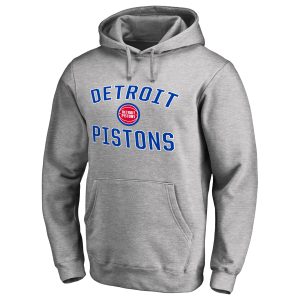 Detroit Pistons Ash Victory Arch Amazing Pullover Hoodie Stand out from the crowd! Wear this eye - catching jersey.