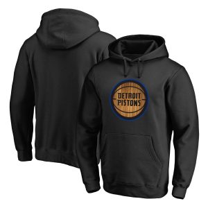 Detroit Superior Pistons Black Hardwood Pullover Hoodie Collector's item! A rare addition to any collection.