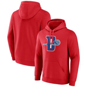 Detroit Pistons Red Alternate Logo Amazing Pullover Hoodie Team spirit! Show it off with this awesome jersey.