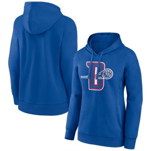 Detroit Pistons Women's High - quality Blue Alternate Logo Pullover Hoodie Limited edition! Don't miss your chance to own this unique jersey.