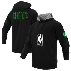 FISLL Boston Celtics Unisex Black Logoman Shadow Fabulous Collection Pullover Hoodie Don't be left out! Get this stylish jersey and show your team pride.