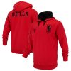 FISLL Chicago Bulls Unisex Red Logoman Shadow Collection Pullover Hoodie Phenomenal High - demand item! Order this sought - after jersey immediately.