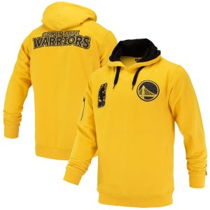 FISLL Golden Unique State Warriors Unisex Gold Logoman Shadow Collection Pullover Hoodie Hurry! Exclusive offer. Get your hands on this outstanding jersey right away.