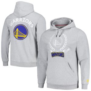 FISLL Golden State Warriors Unisex Heather Gray Heritage Crest Pullover Hoodie Sophisticated For the true fans! Secure this authentic jersey now.