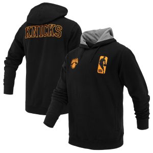FISLL New York Impressive Knicks Unisex Black Logoman Shadow Collection Pullover Hoodie Gift idea! Surprise a sports fan with this amazing jersey.