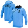 FISLL Oklahoma City Thunder Unisex Blue Logoman Shadow Collection Sophisticated Pullover Hoodie Perfect fit! Order this comfortable jersey.