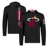 FISLL x High - quality Black History Collection Miami Heat Unisex Black Pullover Hoodie Stand out from the crowd! Wear this eye - catching jersey.