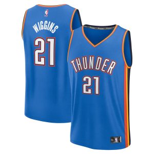Fanatics Aaron Wiggins Oklahoma City Thunder Enchanting Blue Fast Break Replica Player Jersey Icon Edition Be the first! Order this trendy jersey ahead of the crowd.