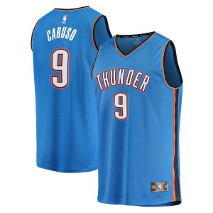 Fanatics Alex Caruso Oklahoma City Thunder Blue Dashing Fast Break Replica Player Jersey Icon Edition Flash sale! Snag this great jersey at a discounted price.