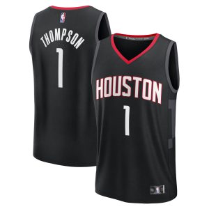 Fanatics Amen Charming Thompson Houston Rockets Black Fast Break Replica Player Jersey Statement Edition Limited stock! Be quick and grab this must - have jersey to support your team.