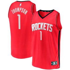 Fanatics Amen Thompson Houston Rockets Red Fast Break Replica Jersey Distinguished Icon Edition Collector's item! A rare addition to any collection.
