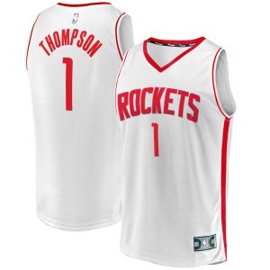 Fanatics Amen Thompson Houston Rockets Youth White Distinguished Fast Break Replica Player Jersey Association Edition Proven quality! Invest in this reliable jersey.